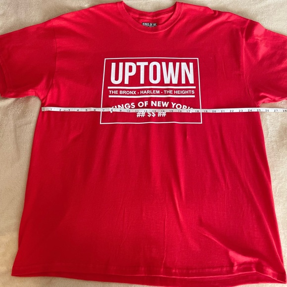 Kings of New York Red Graphic T-Shirt - Size 2XL - Picture 7 of 9